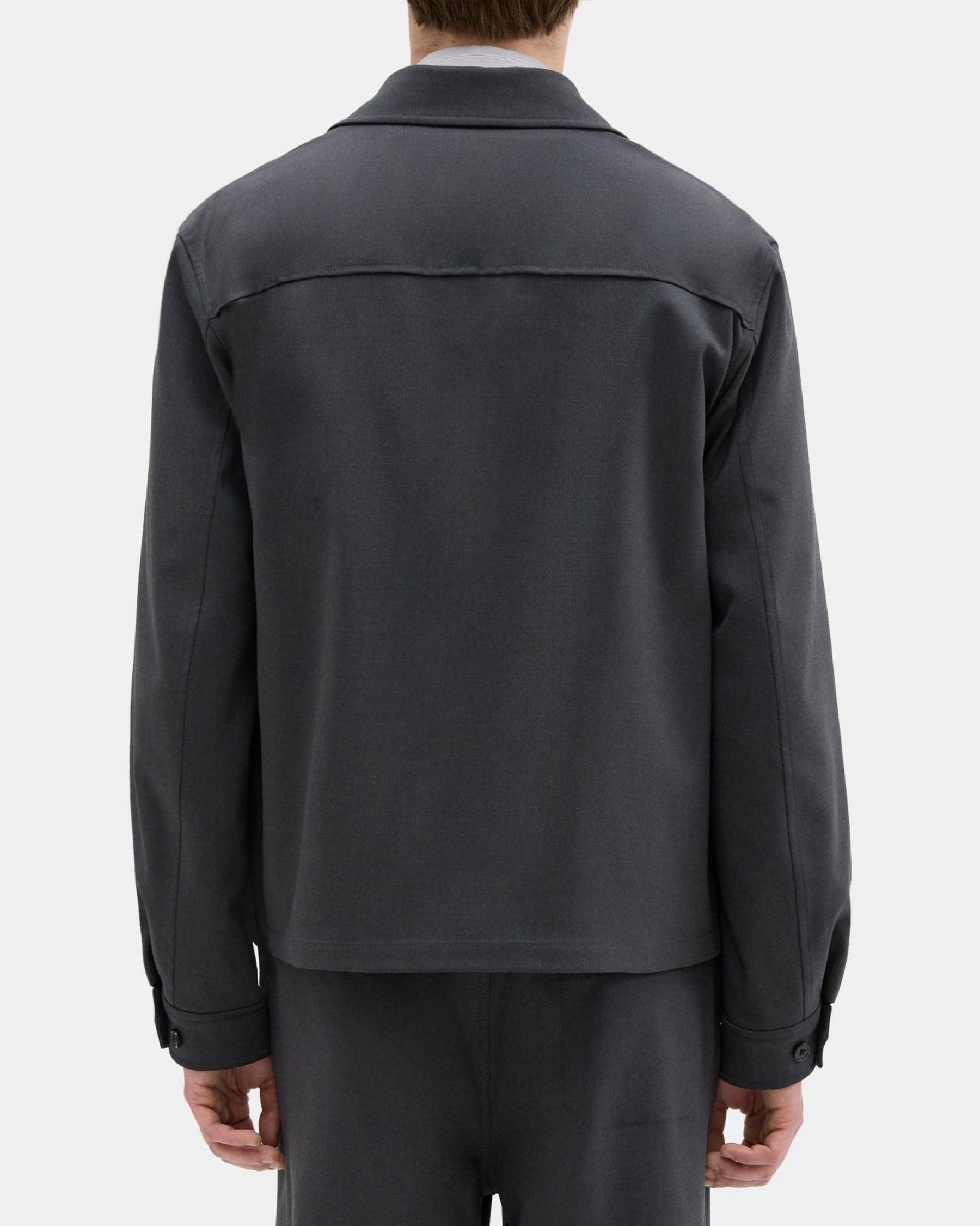 Wool Gabardine Shirt Jacket Product Image