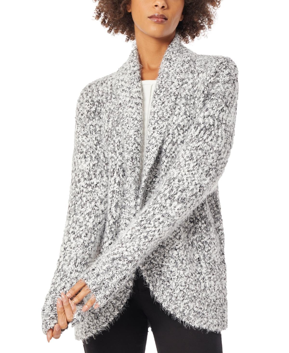 Jones New York Womens Shawl-Collar Round-Hem Cardigan product image