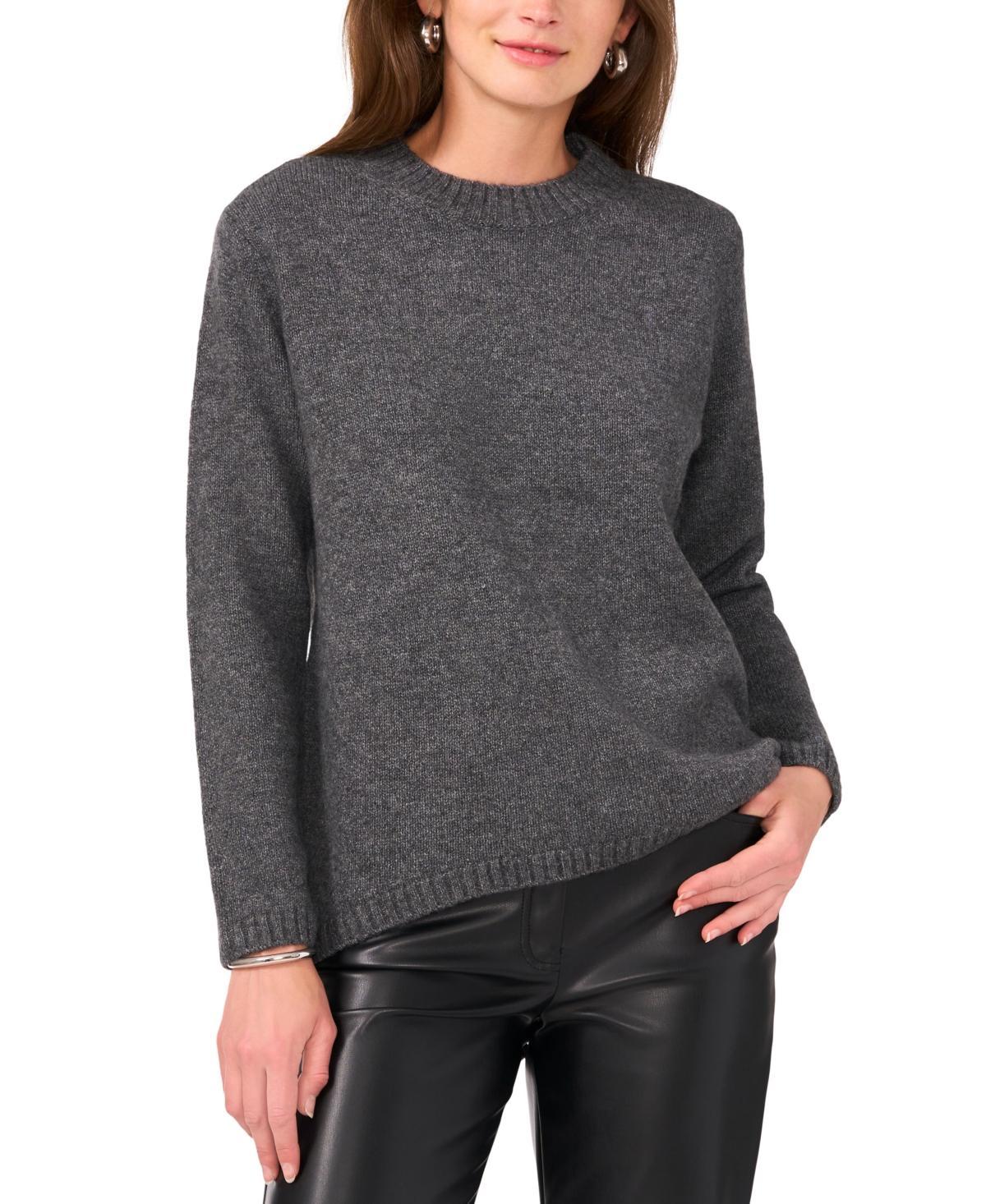 Vince Camuto Womens Mock-Neck High-Low Sweater Product Image