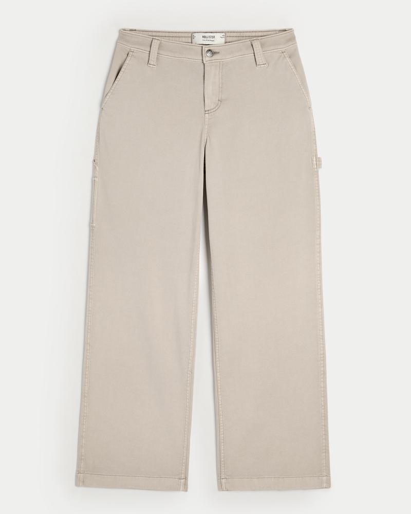 Low-Rise Baggy Carpenter Pants Product Image