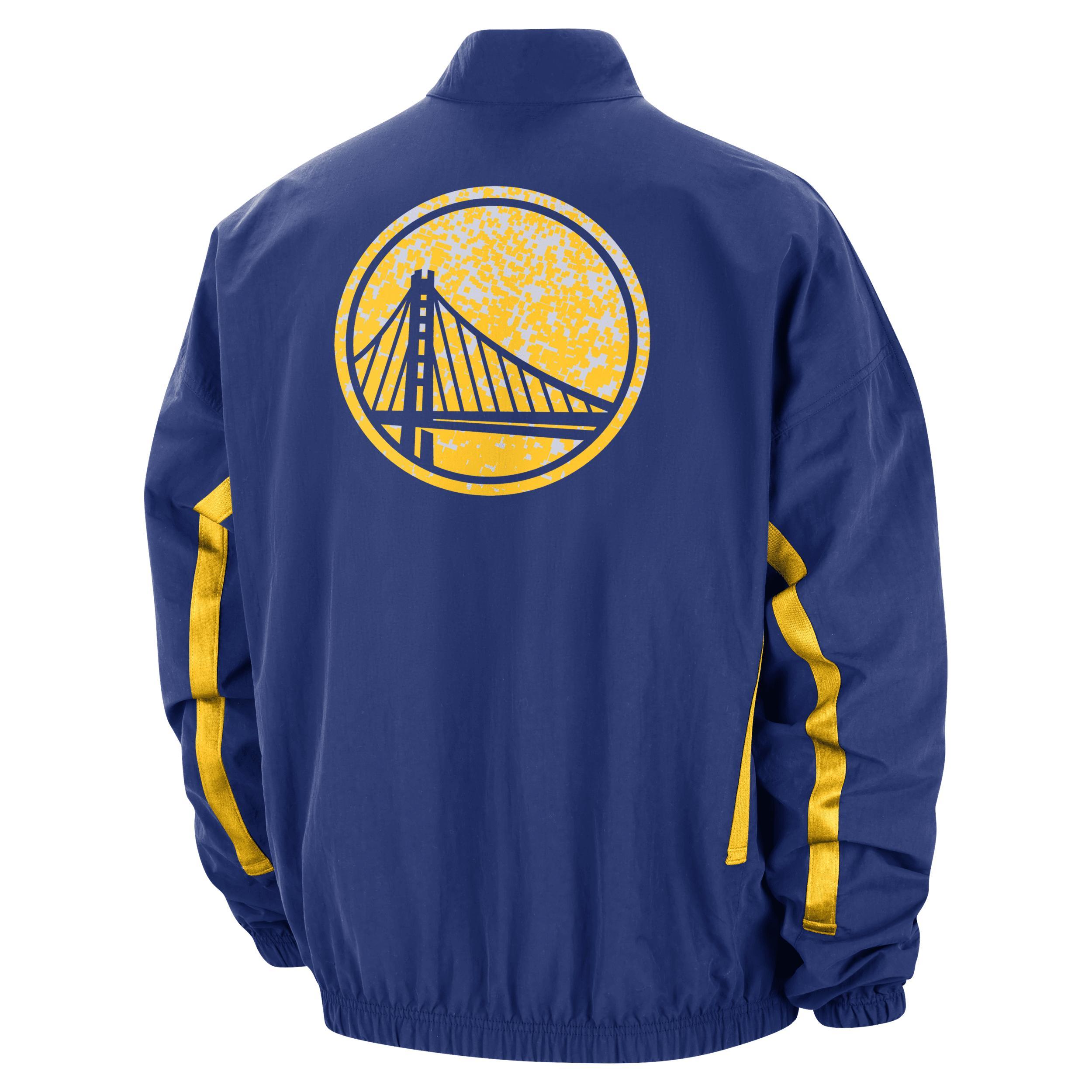 Golden State Warriors DNA Courtside Men's Nike NBA Woven Graphic Jacket Product Image