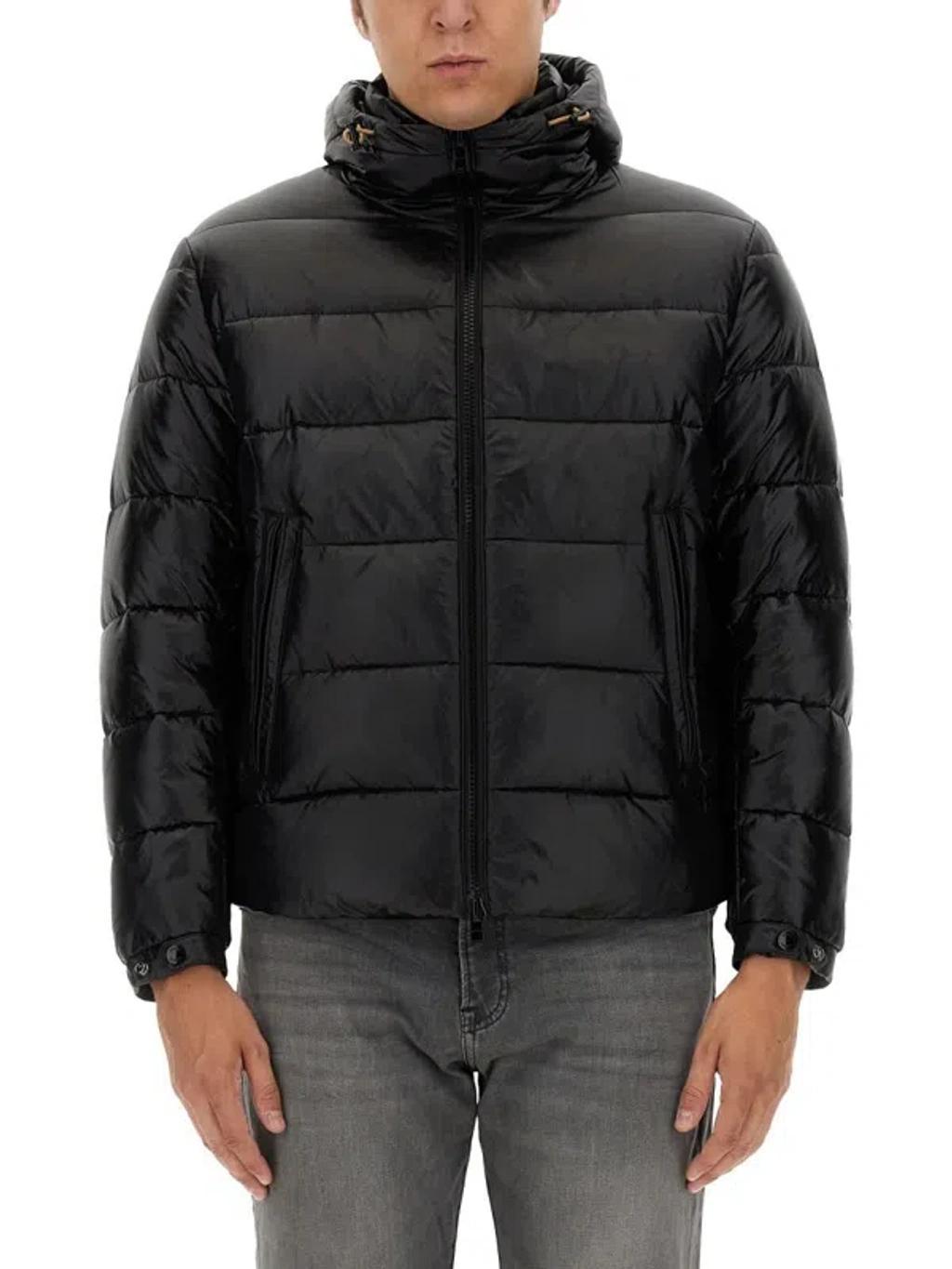 HUGO BOSS Boss Jacket With Zip In Black Product Image