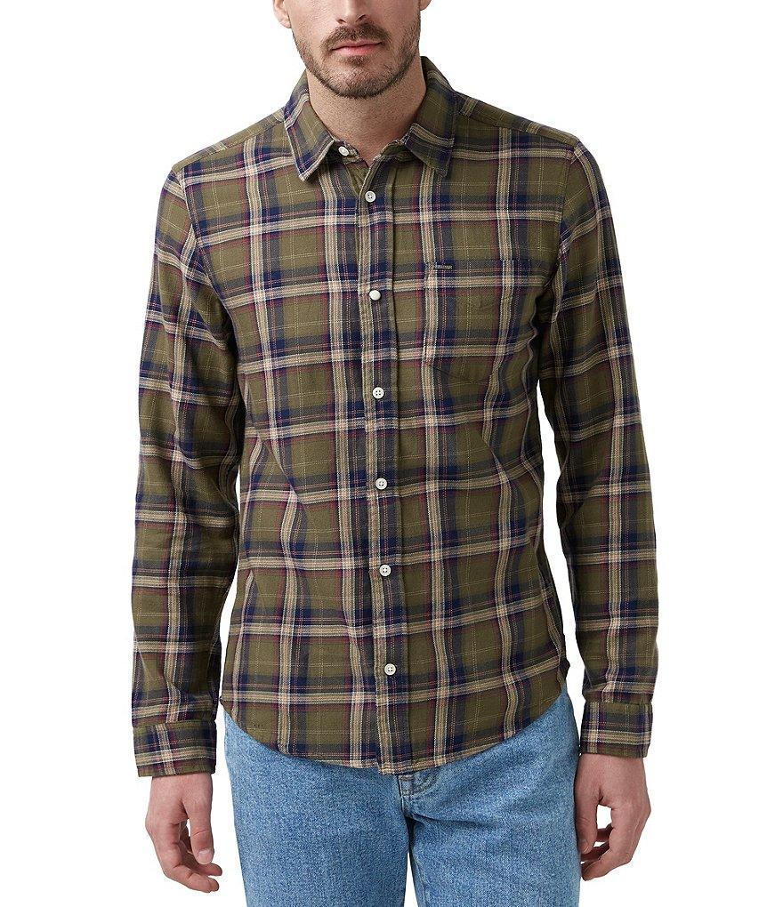 Buffalo David Bitton Sago Long Sleeve Plaid Flannel Shirt Product Image