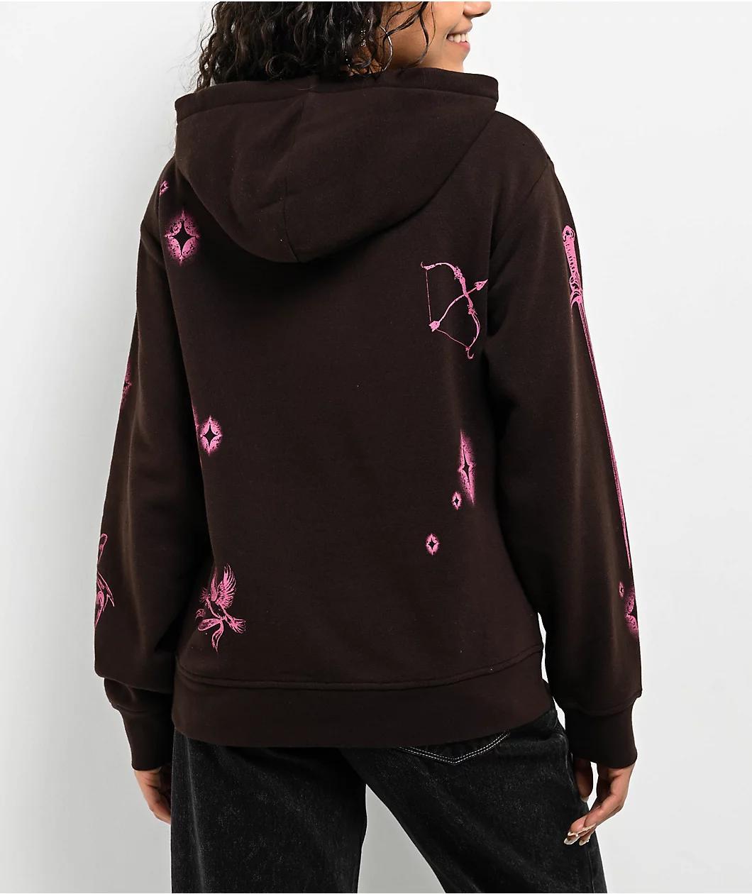 Empyre Laroso Ribbon Brown Hoodie Product Image