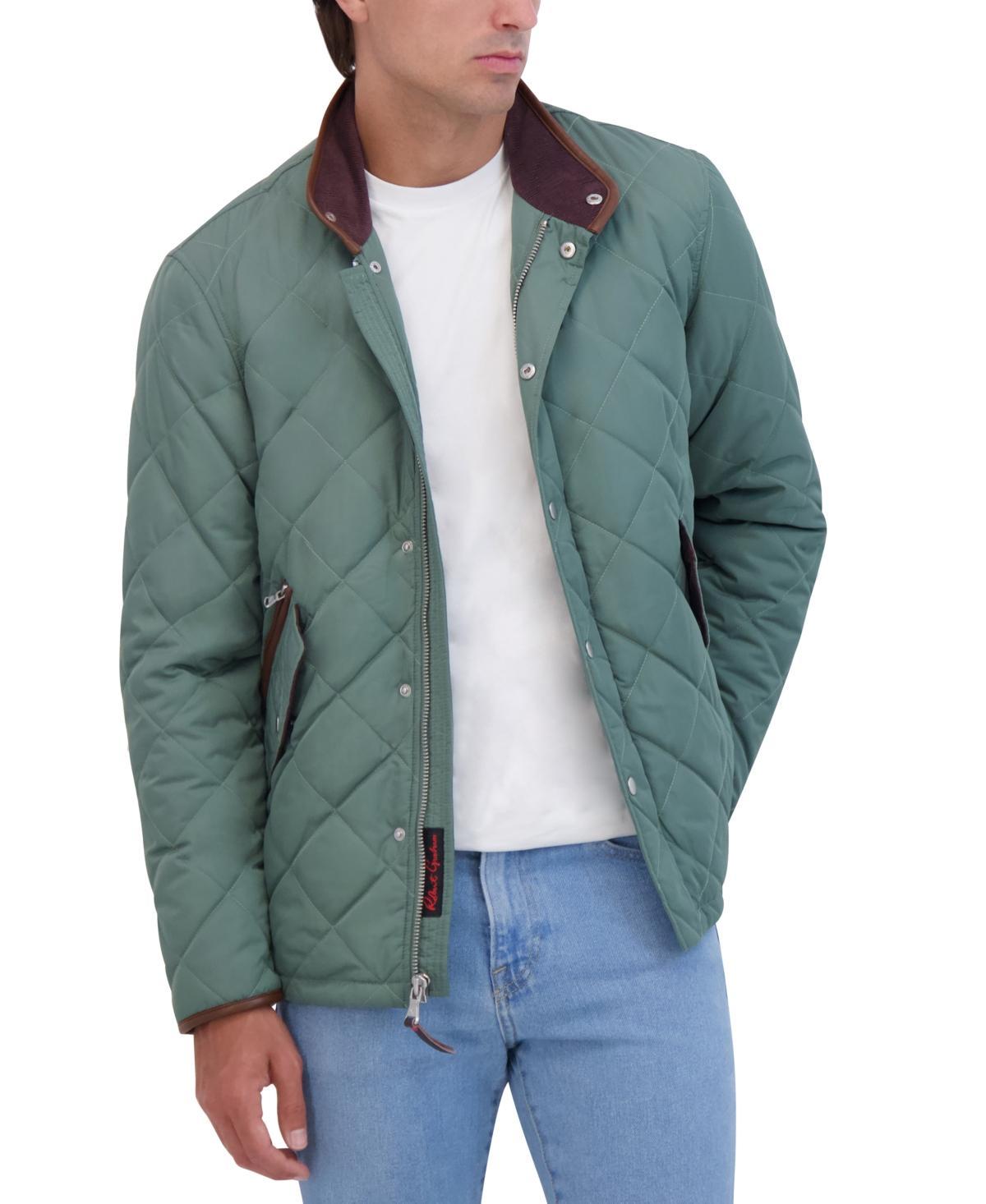 Robert Graham Mens Quilted Stand Collar Field Jacket Product Image