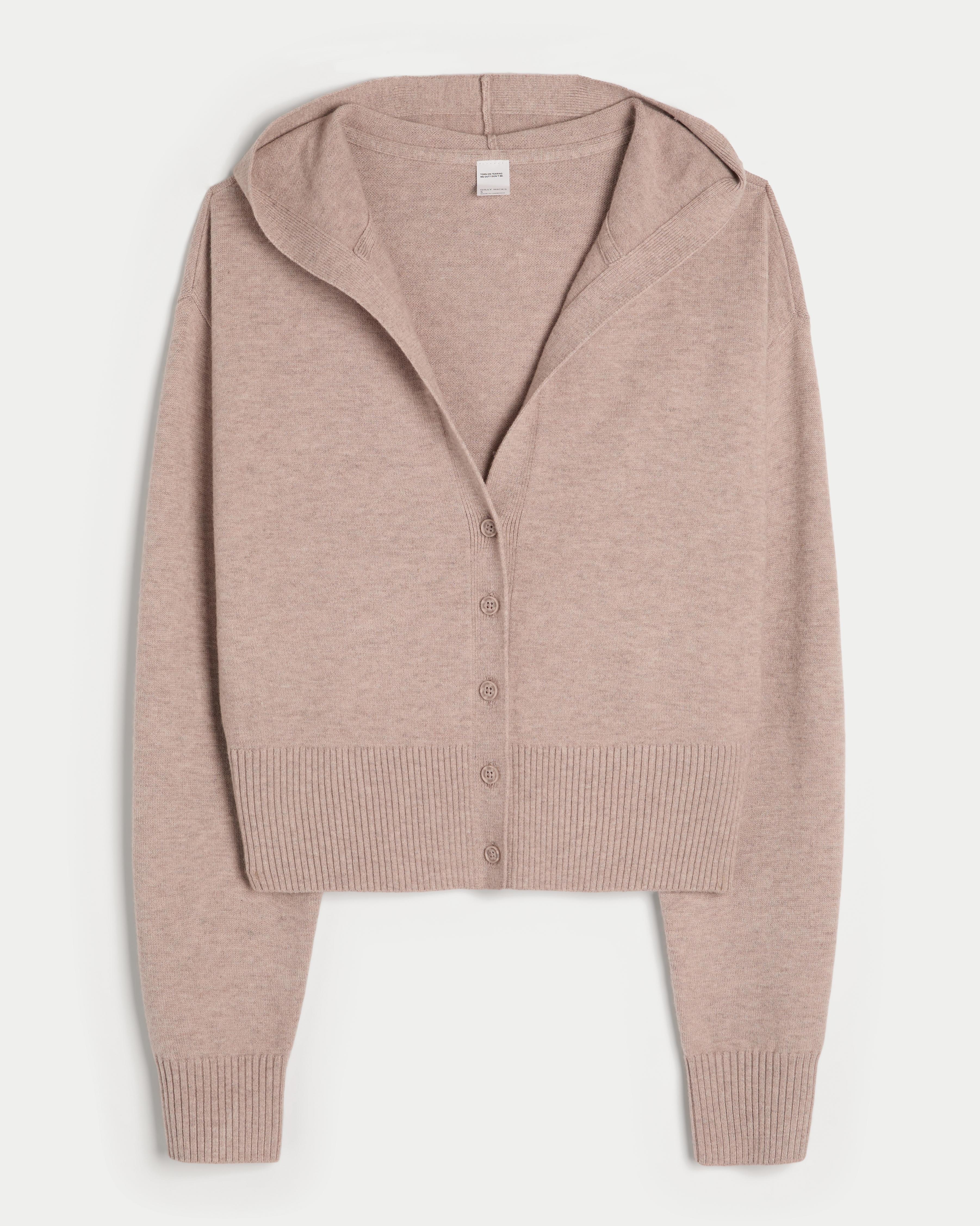 Gilly Hicks Slouchy Hooded Cardigan Product Image