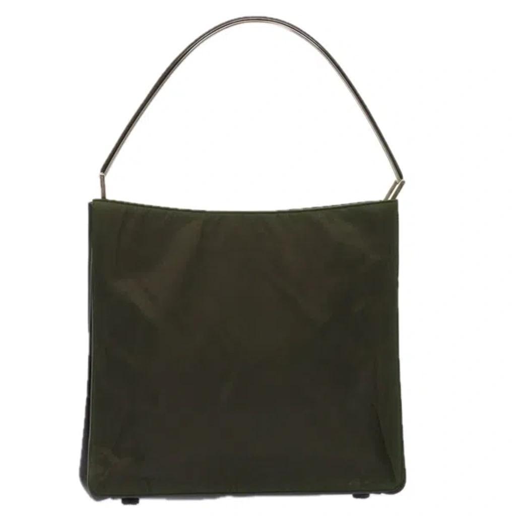 Tessuto Khaki Synthetic Shoulder Bag () Product Image