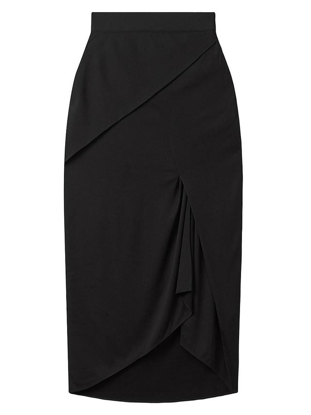 Womens Zaria Asymmetric Midi-Skirt Product Image