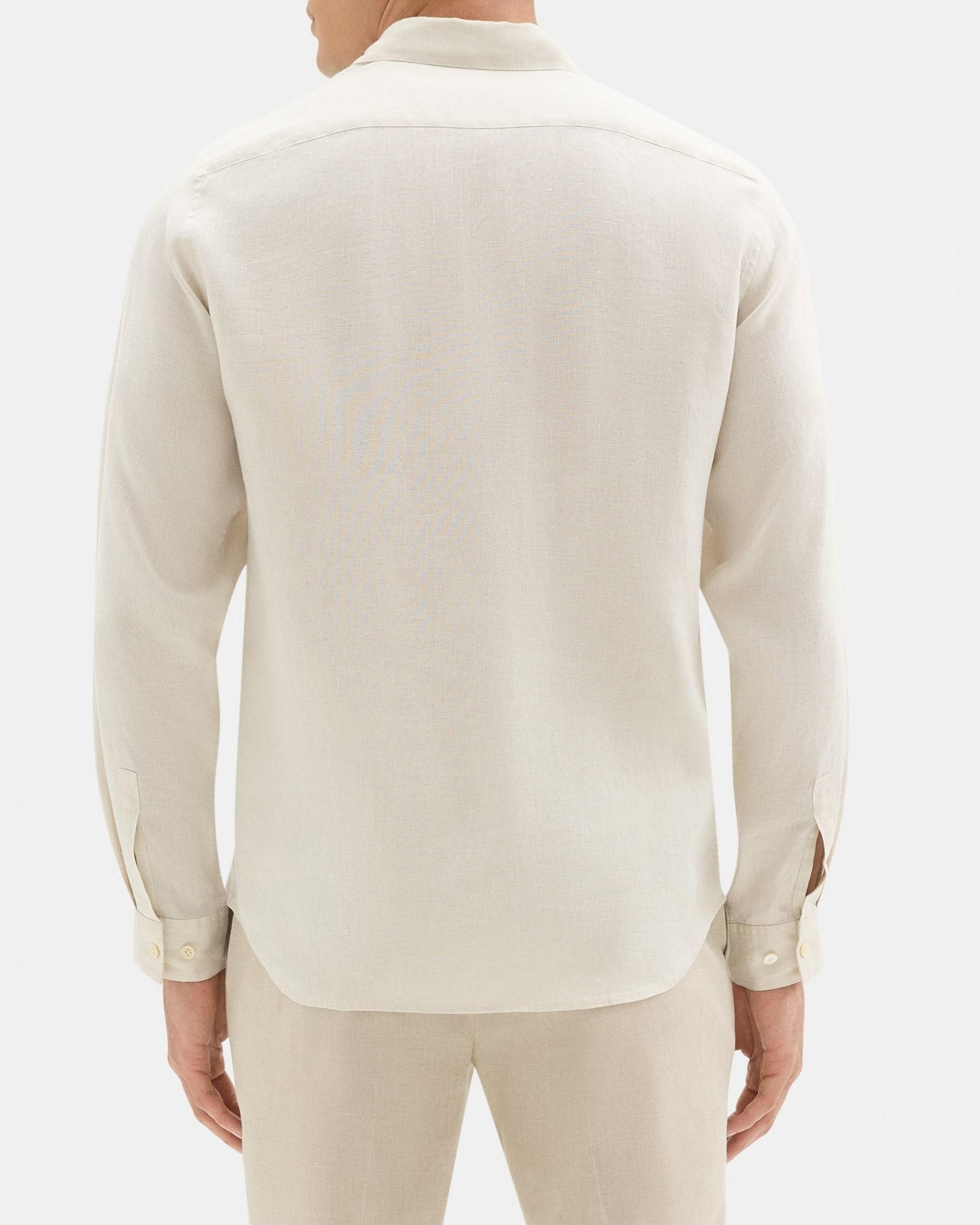 Standard-Fit Shirt in Linen Product Image