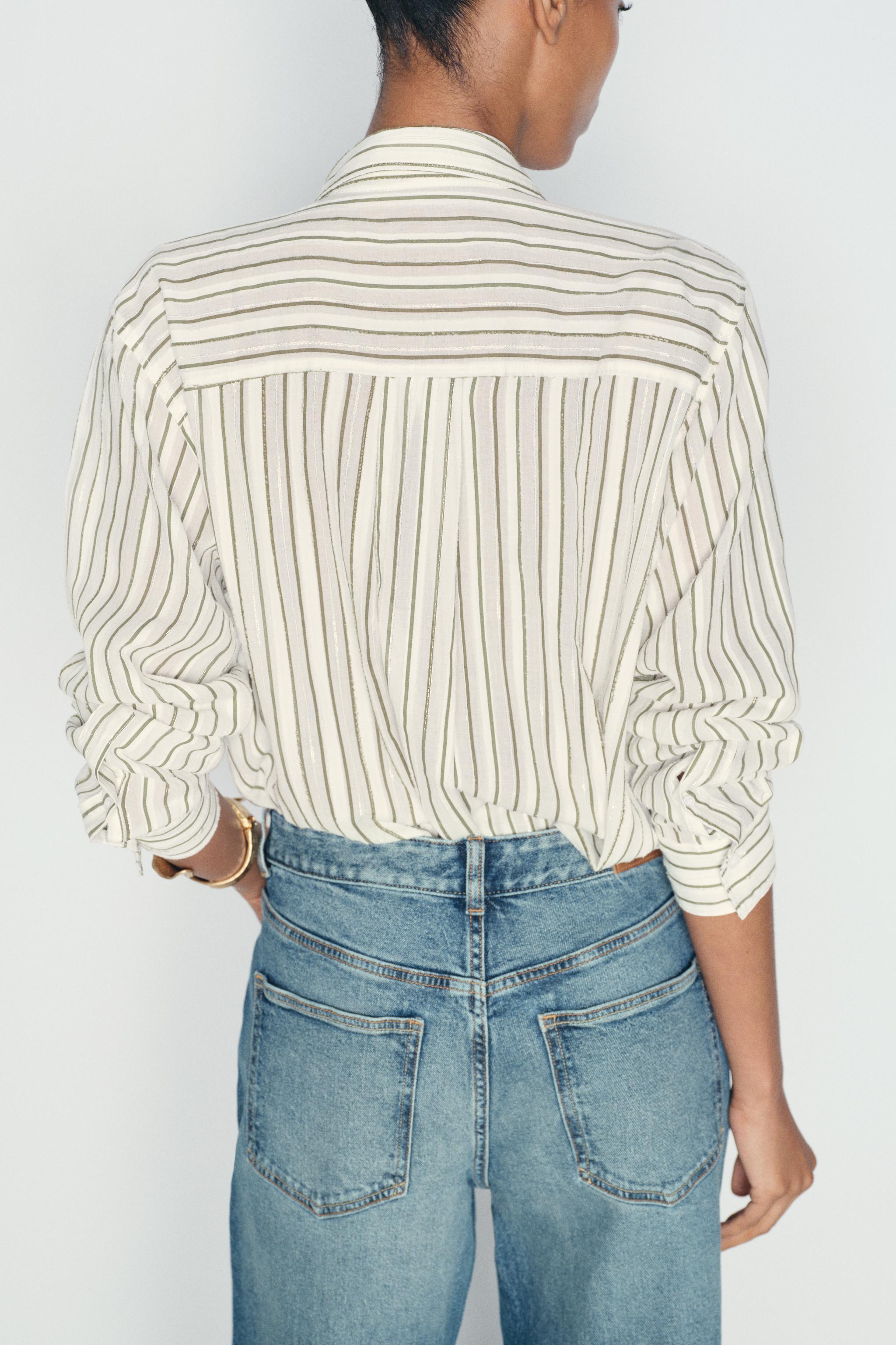 TEXTURED STRIPED TOP Product Image