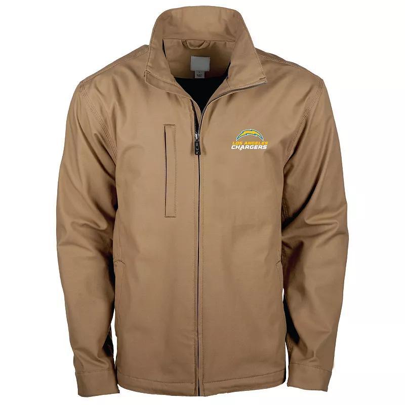 Mens Dunbrooke Tan Los Angeles Rams Journey Workwear Tri-Blend Full-Zip Jacket Product Image