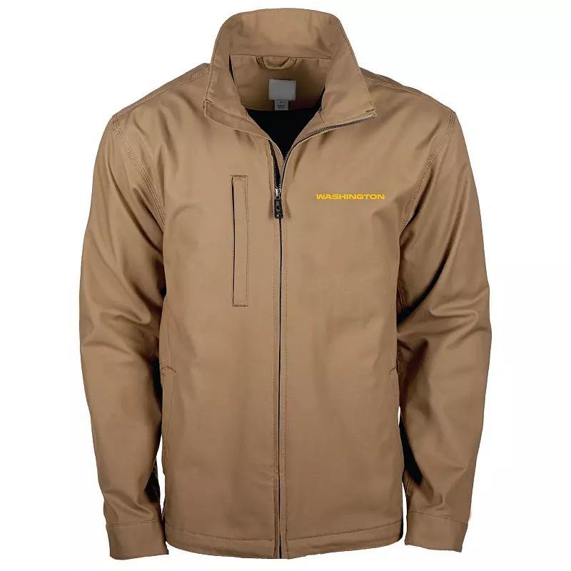 Mens Dunbrooke Tan Los Angeles Rams Journey Workwear Tri-Blend Full-Zip Jacket Product Image