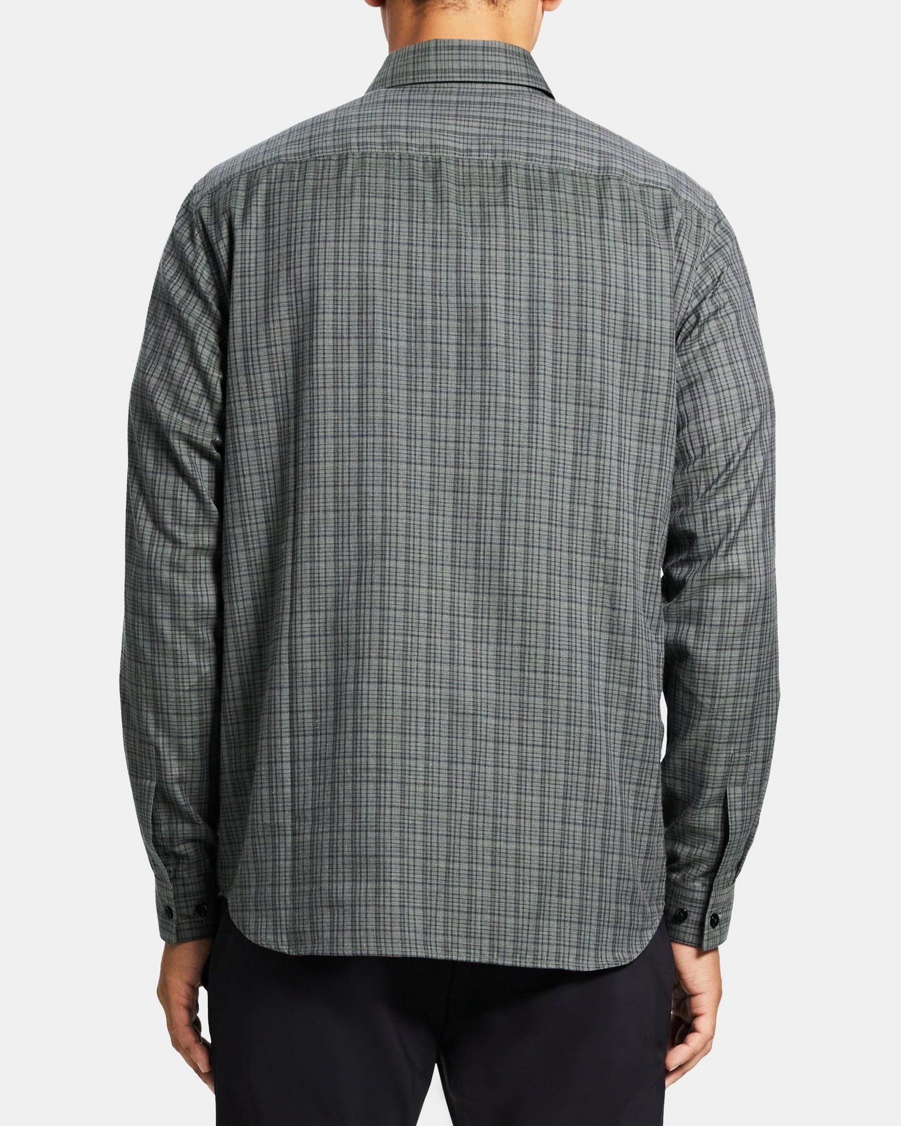 Standard-Fit Shirt in Cotton Flannel Product Image