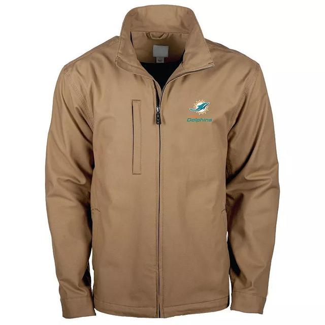 Mens Dunbrooke Tan Green Bay Packers Journey Workwear Tri-Blend Full-Zip Jacket Product Image