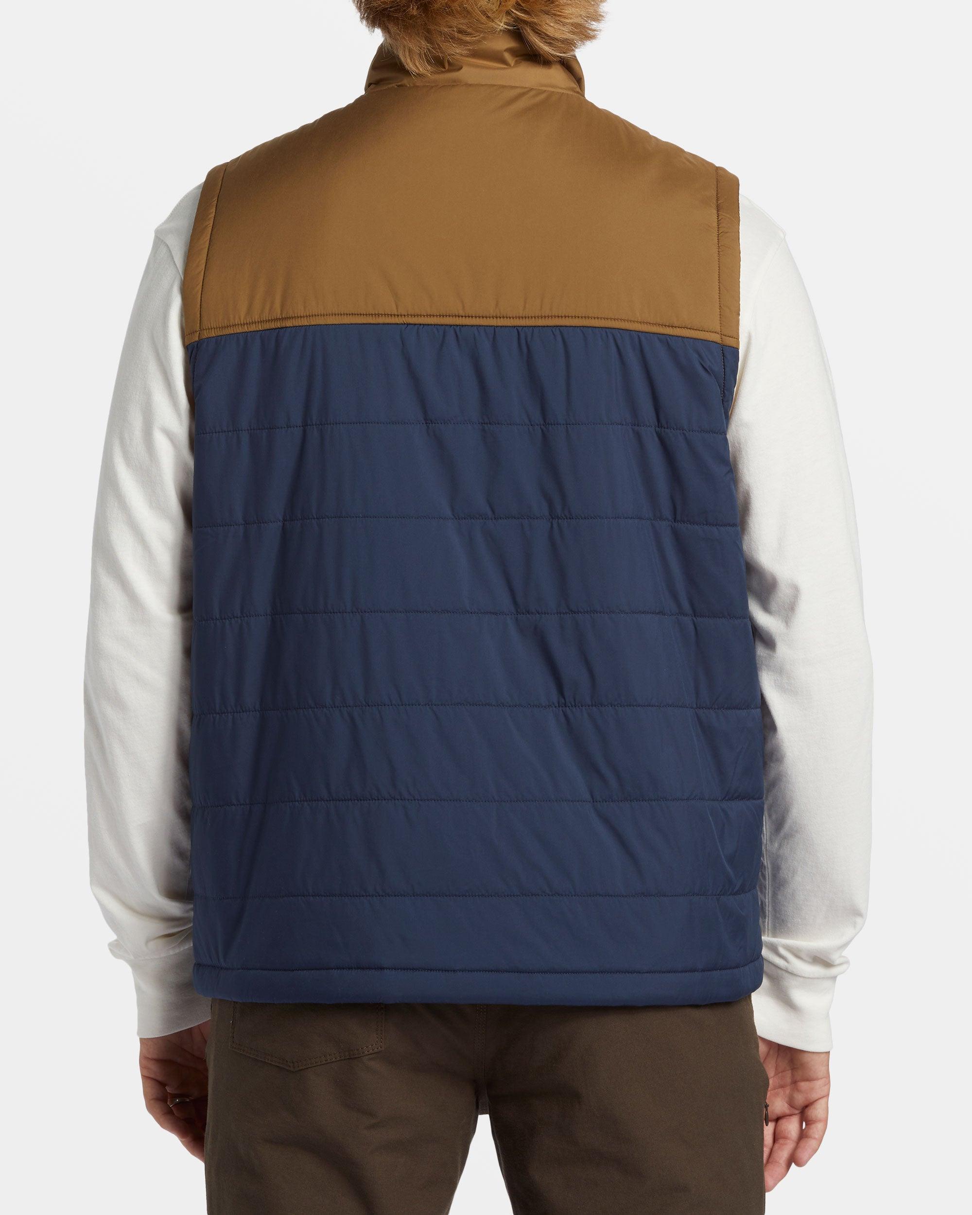 Prism Quilted Vest - Dusty Navy Male Product Image