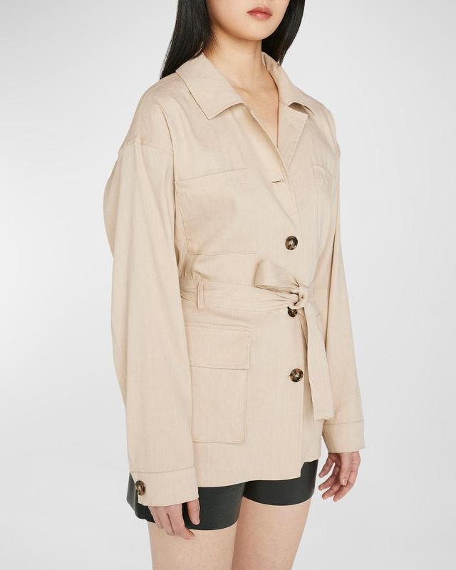 Belted Cargo Jacket Product Image