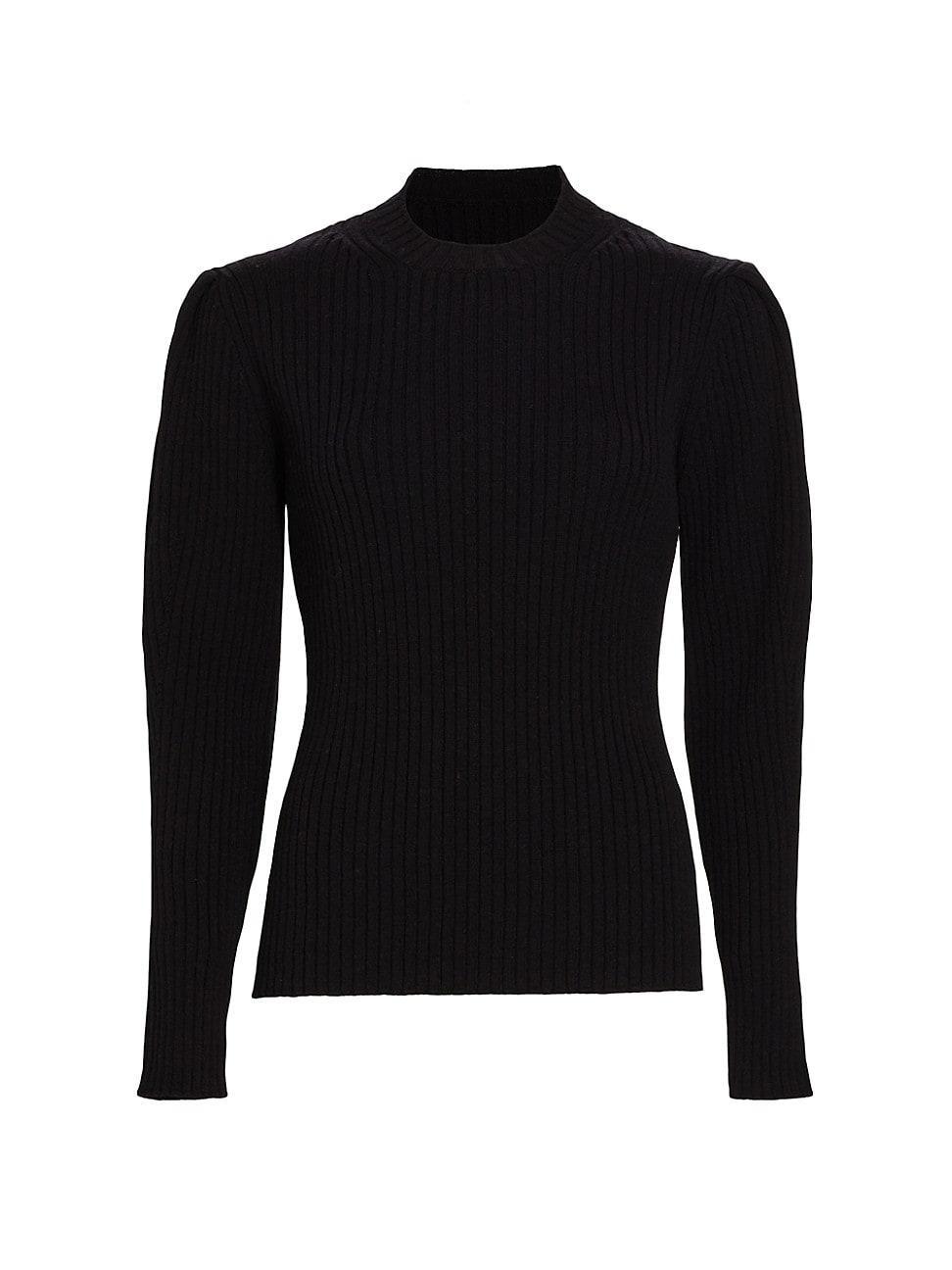 Womens COLLECTION Rib-Knit Wool-Blend Sweater Product Image