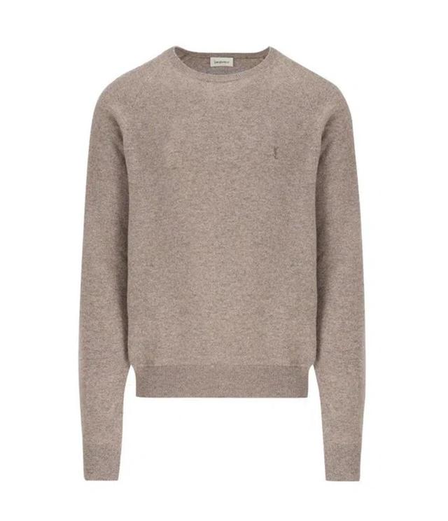 Cassandre Crewneck Jumper In Beige Product Image