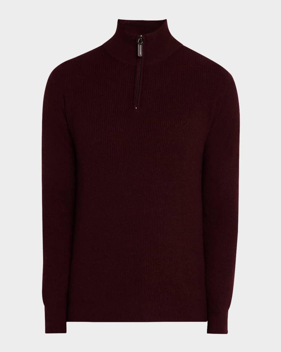 Men's Ribbed Wool-Cashmere Sweater Product Image