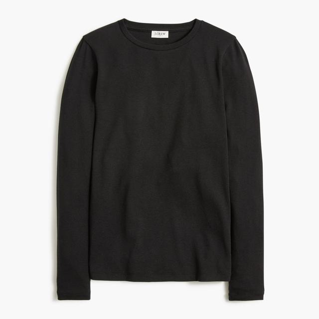 Long-sleeve ribbed everyday tee Product Image