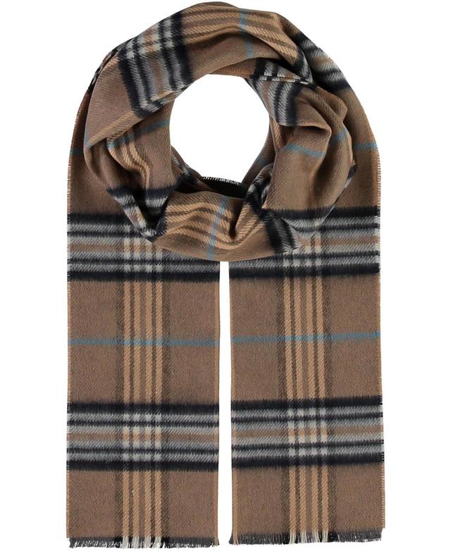 V. Fraas Mens Cashmink Classic Plaid Muffler Product Image