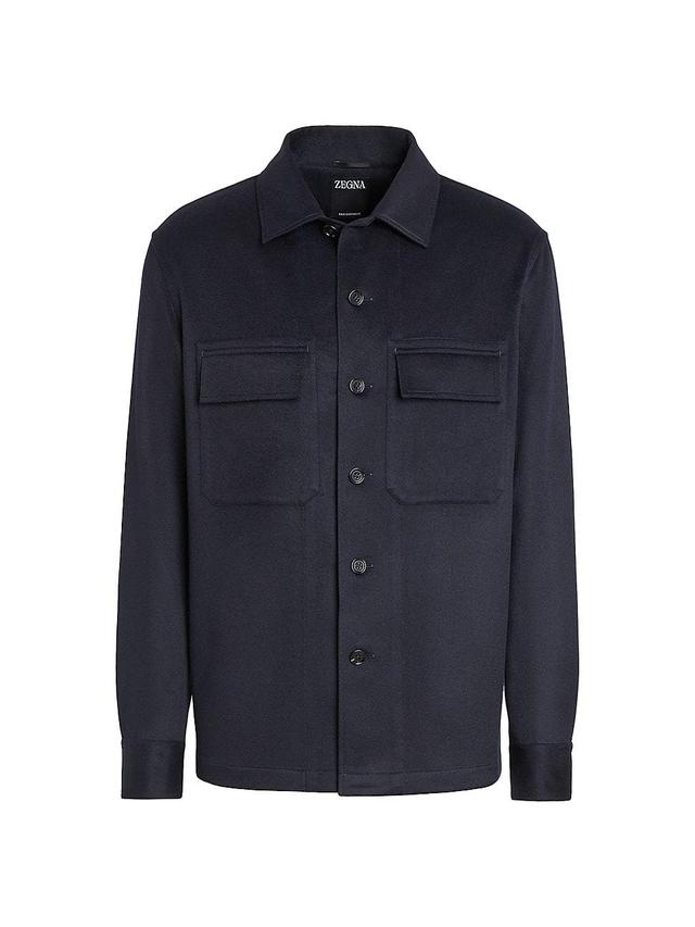 Mens Oasi Cashmere Alba Overshirt Product Image