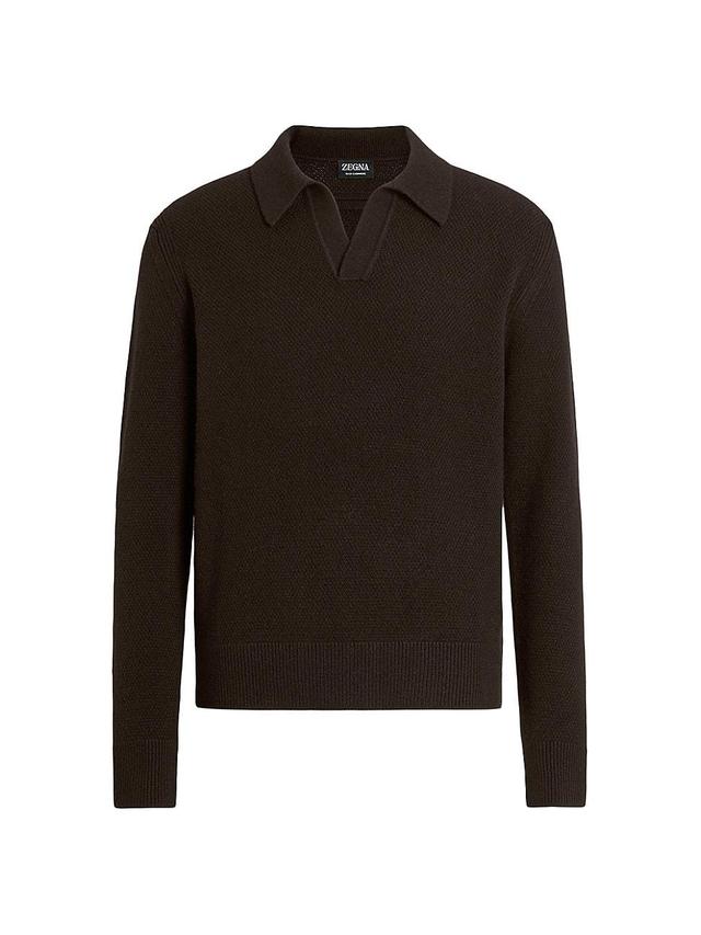 Mens Oasi Cashmere Polo Shirt Product Image