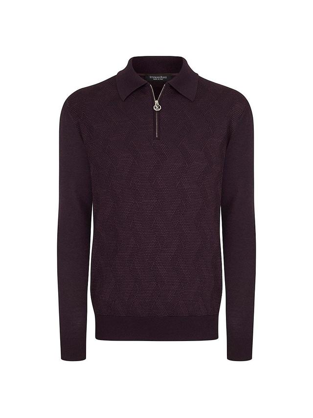 Mens Polo Sweater Product Image