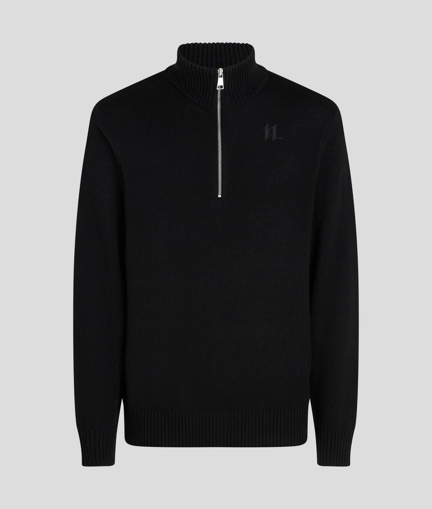 HALF-ZIP TURTLENECK SWEATER Product Image