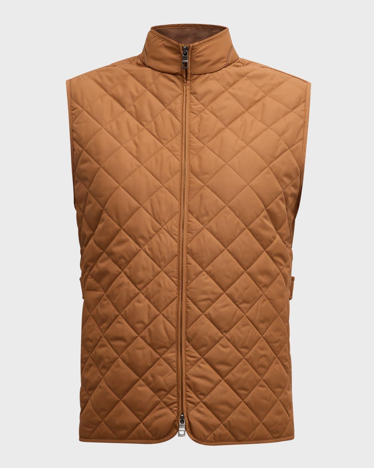 Mens Essex Quilted Full-Zip Vest Product Image