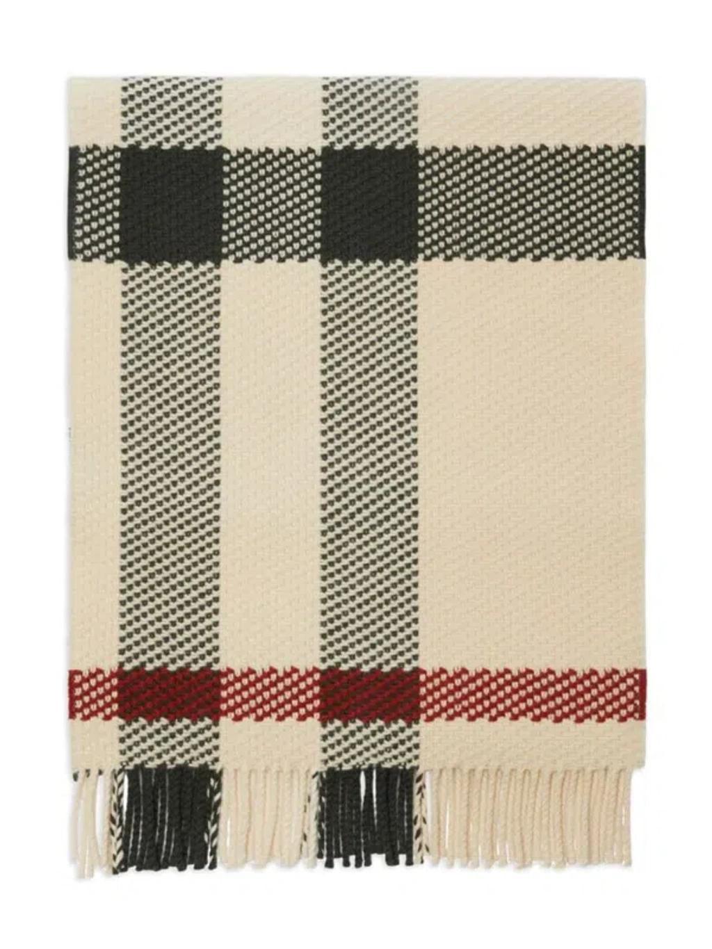 BURBERRY Man Scarf Man Beige Scarves Product Image