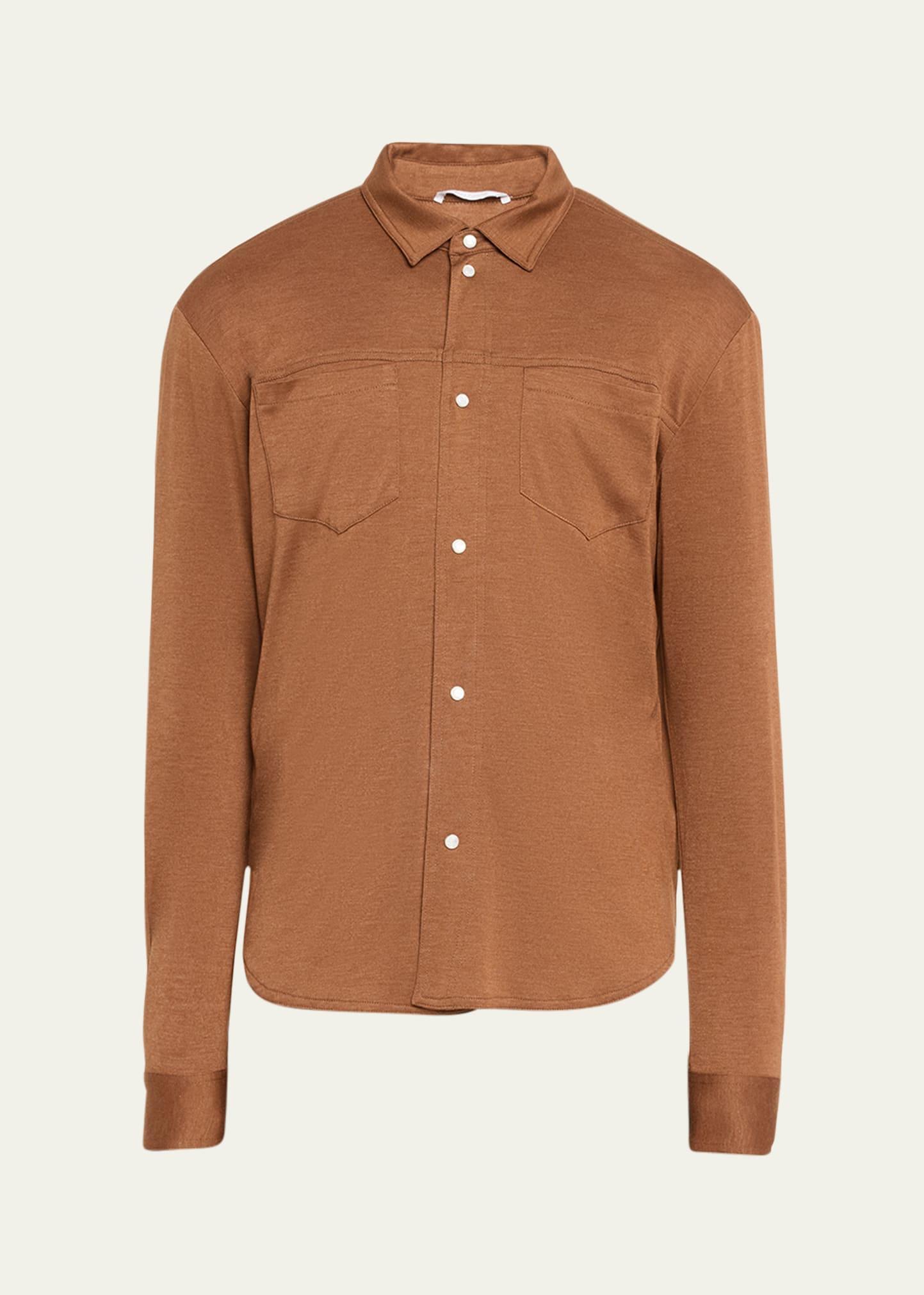 Mens Cashmere-Silk Overshirt Product Image