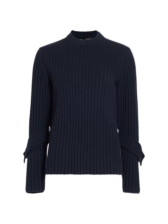 Womens Verona Ribbed Wool-Blend Sweater Product Image