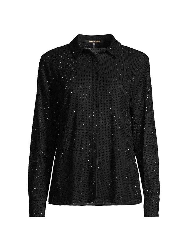 Kobi Halperin Lucia Embellished Lace Blouse Product Image