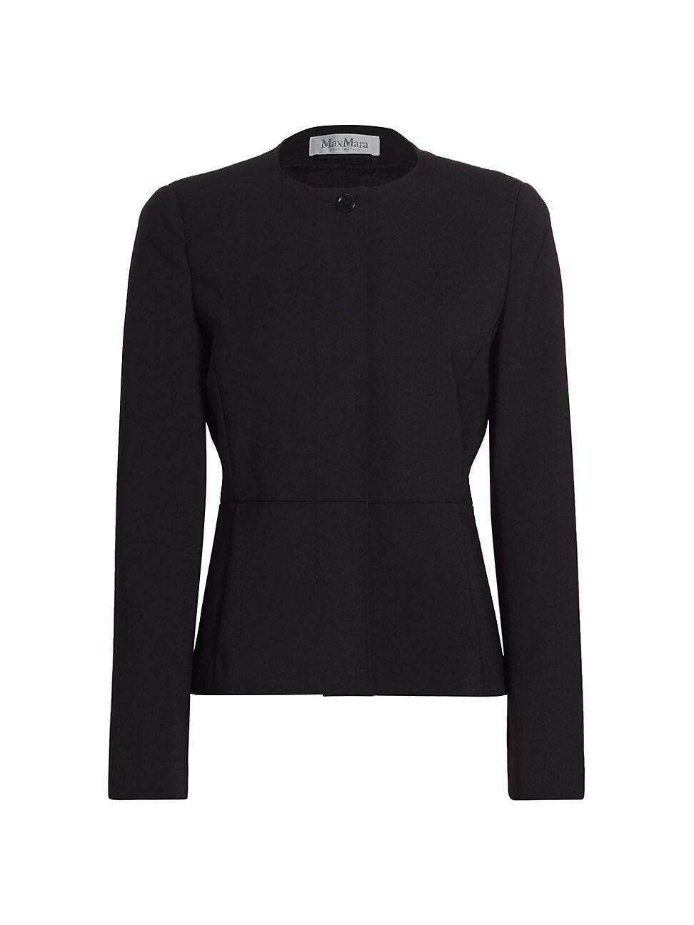 Max Mara Pepli Stretch Virgin Wool Jacket Product Image