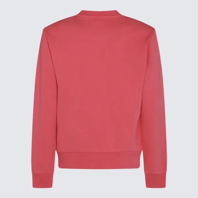 Pony Embroidered Crewneck Sweatshirt In Pale Red Product Image