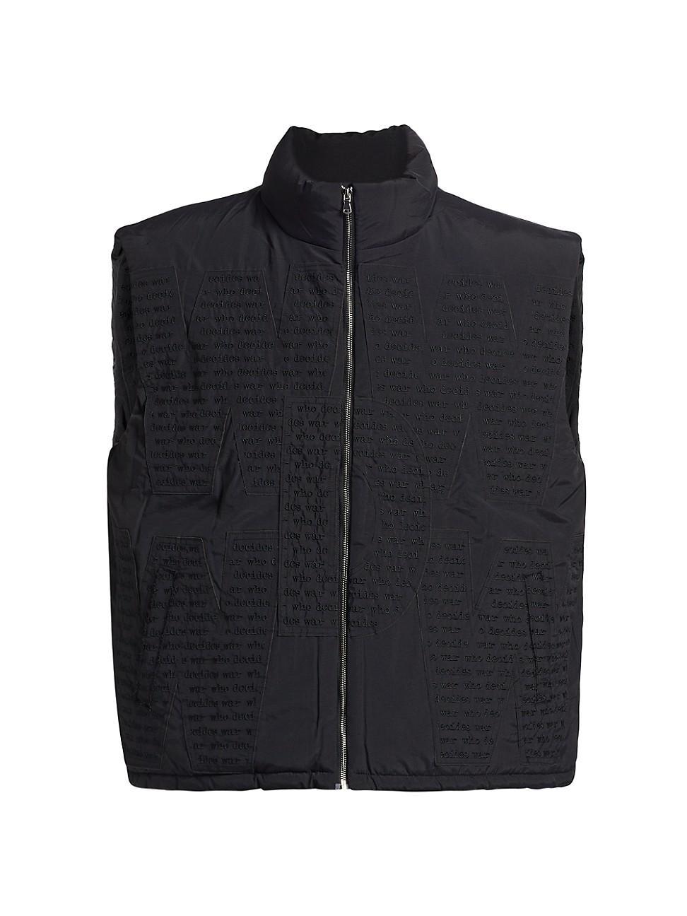 Mens Logo Padded Ski Vest Product Image