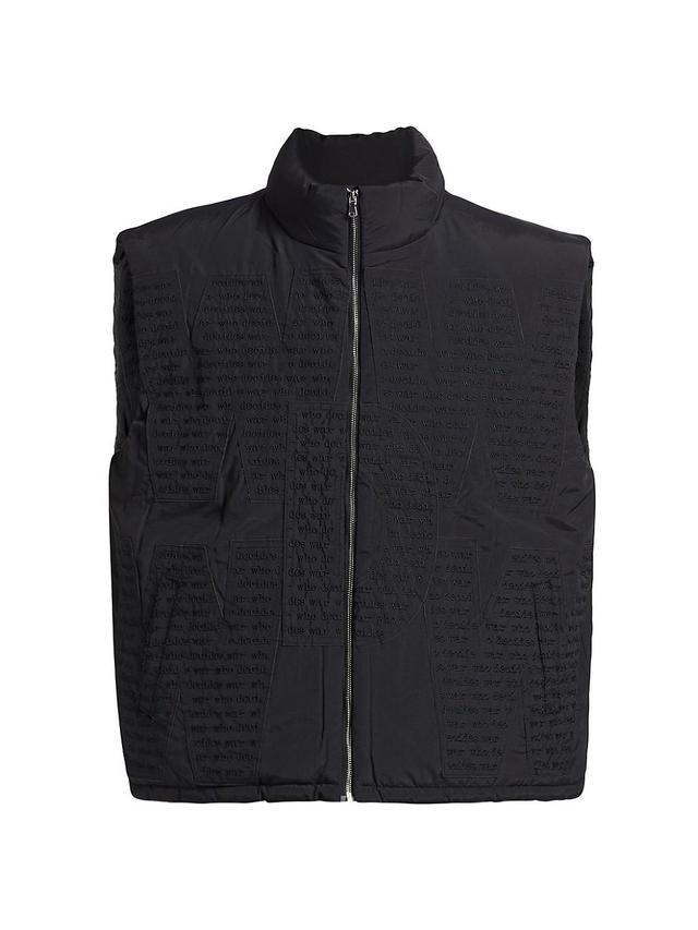 Mens Logo Padded Ski Vest Product Image