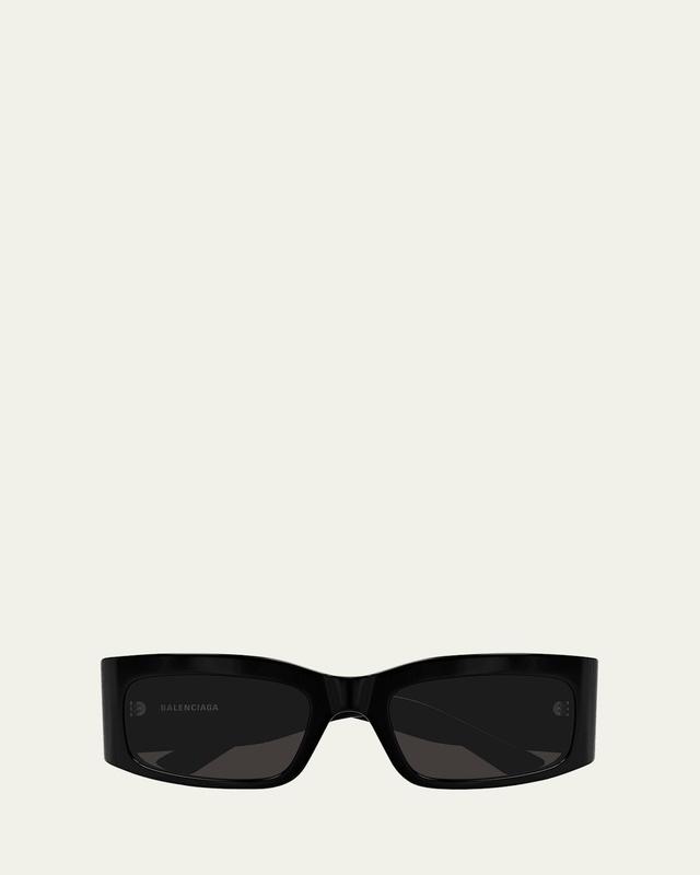 Balenciaga Paper Rectangular Sunglasses, 56mm Product Image