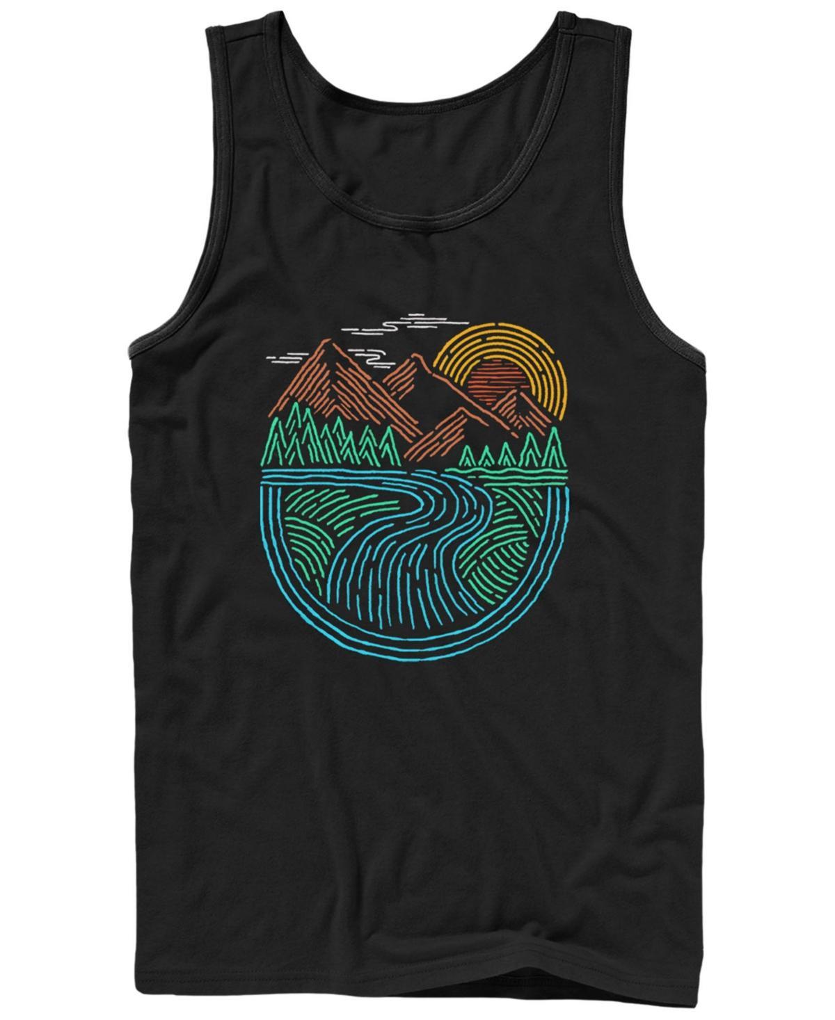 Mens Nature Landscape Graphic Tank Top Product Image