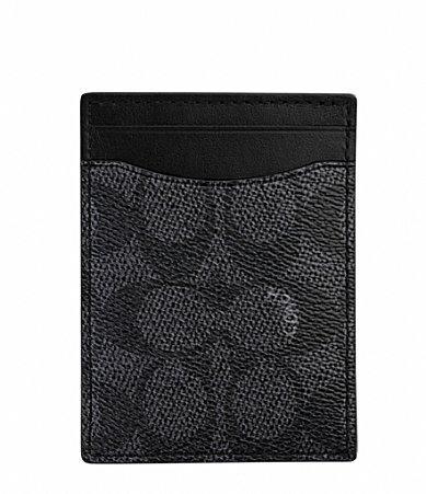 Mens Monogram Money Clip Card Case Product Image