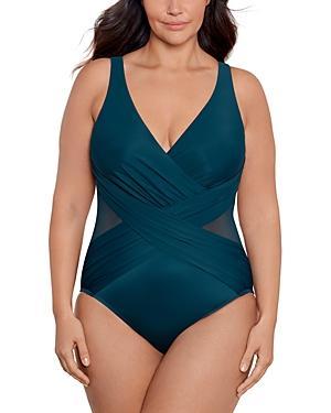 Miraclesuit Illusionist Crossover One-Piece Swimsuit Product Image