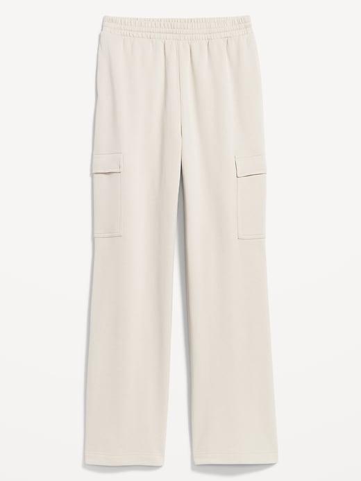 Extra High-Waisted SoComfy Cargo Wide-Leg Sweatpants Product Image