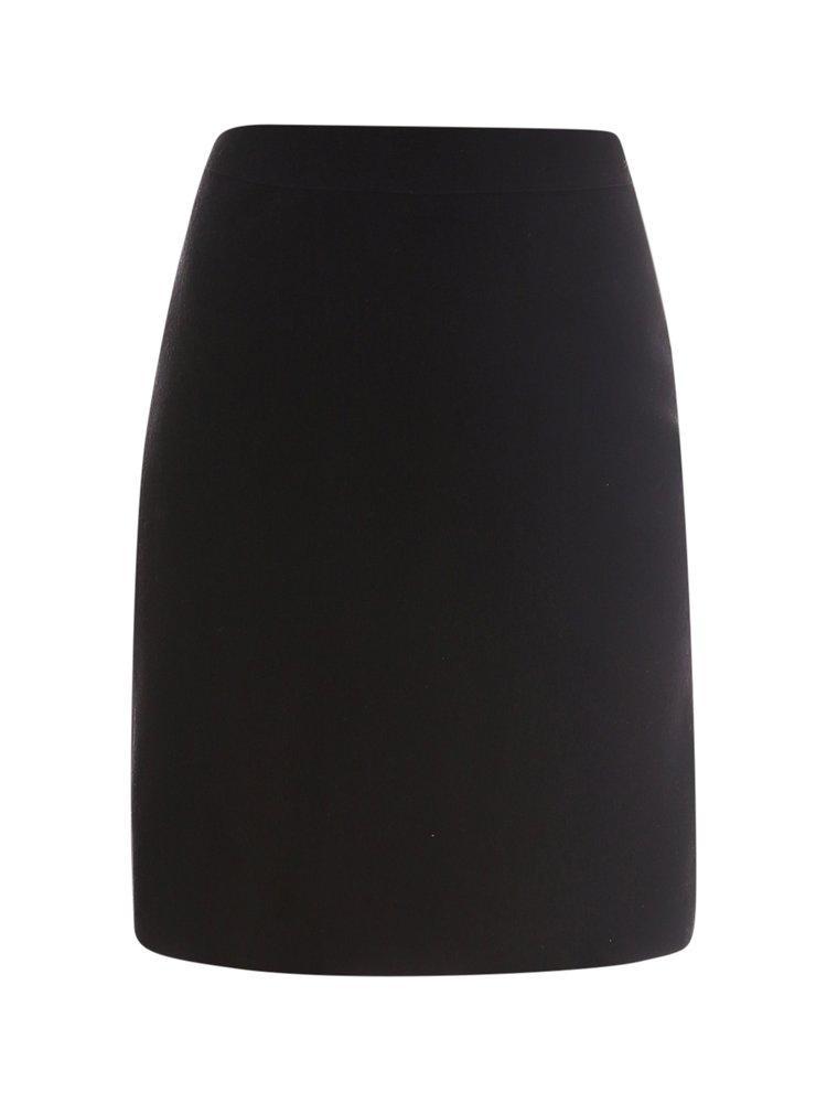 High-rise A-line Skirt In Black Product Image