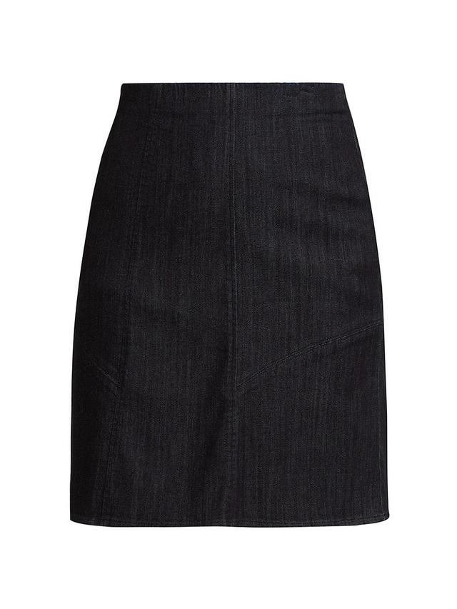 Womens Stretch Denim Pencil Skirt Product Image