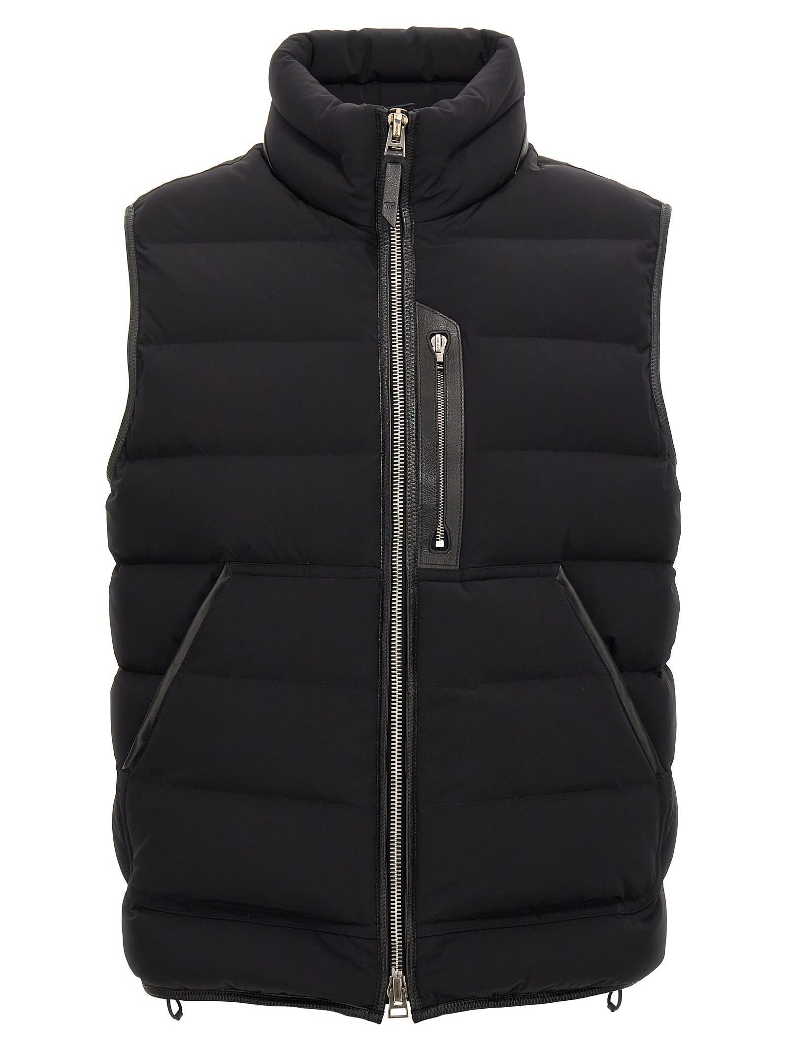 Padded Vest In Black Product Image