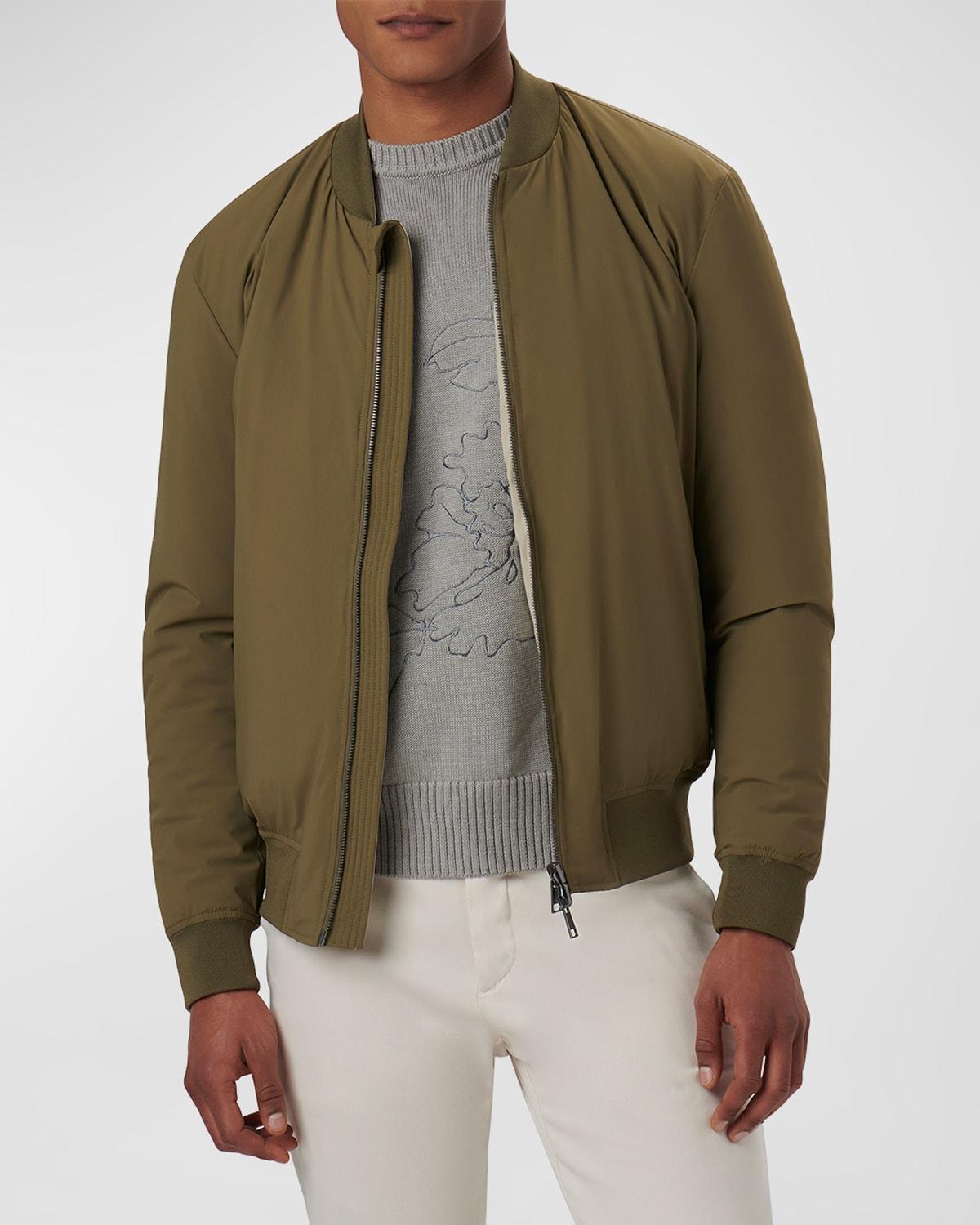 Bugatchi Water Resistant Reversible Bomber Jacket Product Image