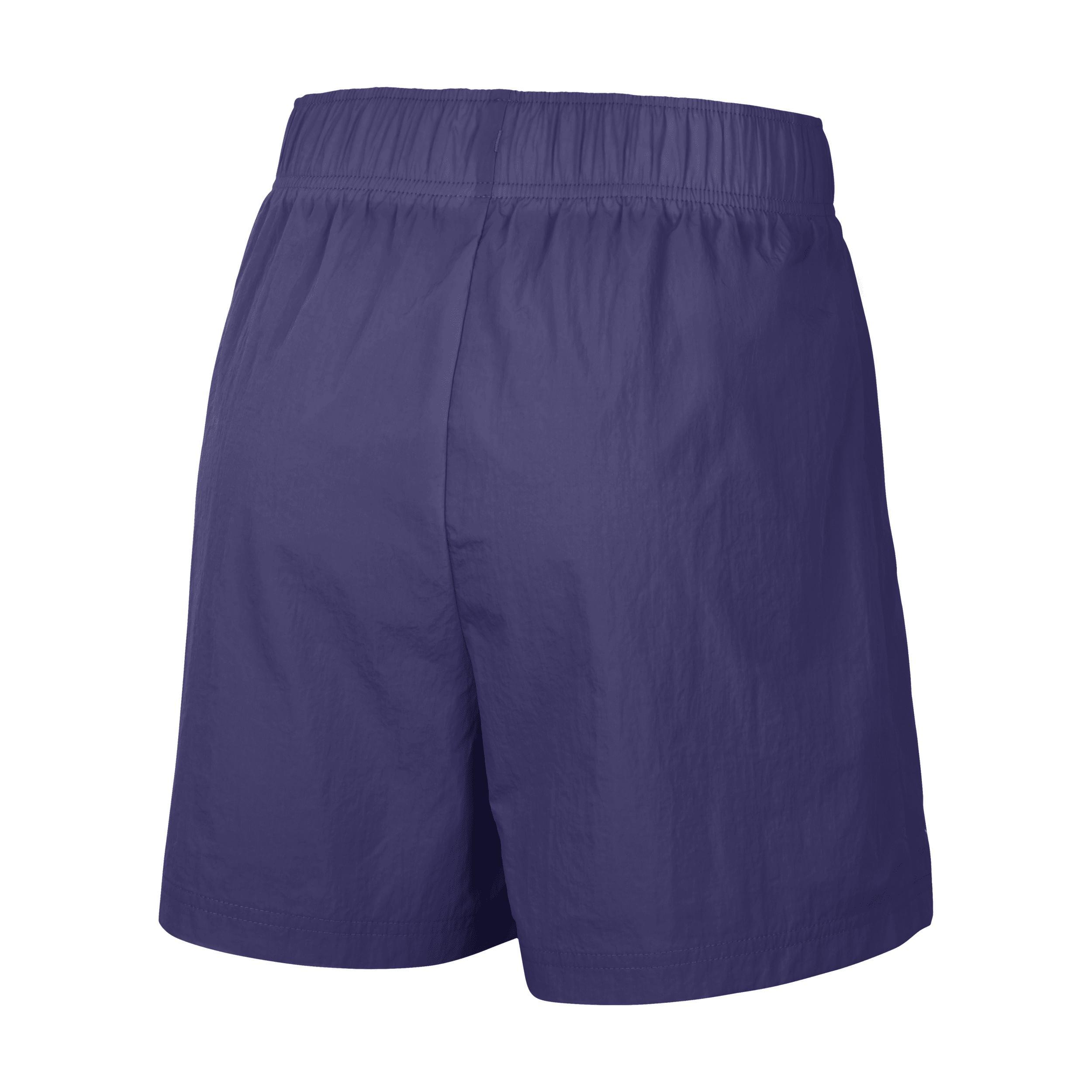 Womens Nike Purple Phoenix Mercury Buzzer Beaters Woven Performance Shorts Product Image