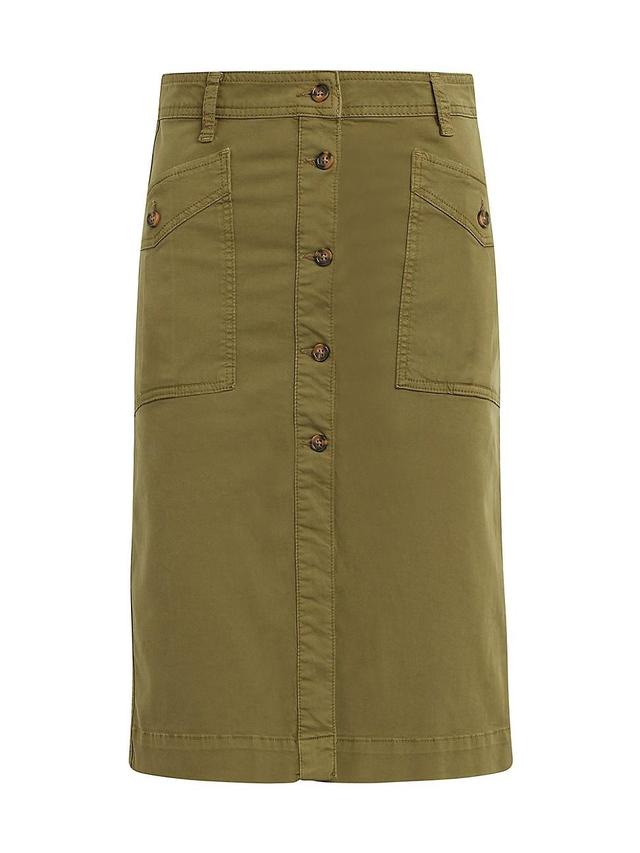 Womens The Premium Cargo Midi-Skirt Product Image