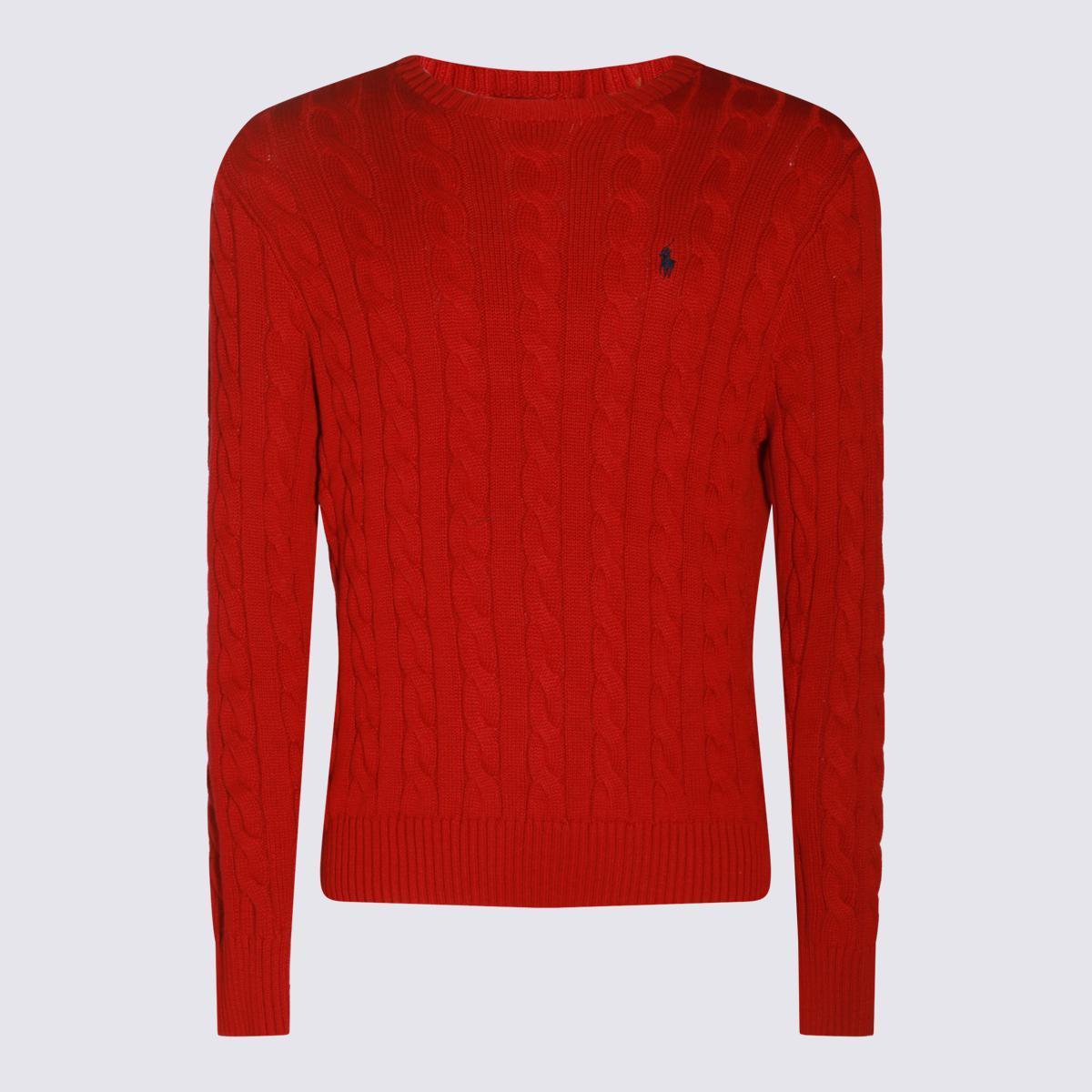 Red Cotton Knitwear In Park Avenue Red Product Image